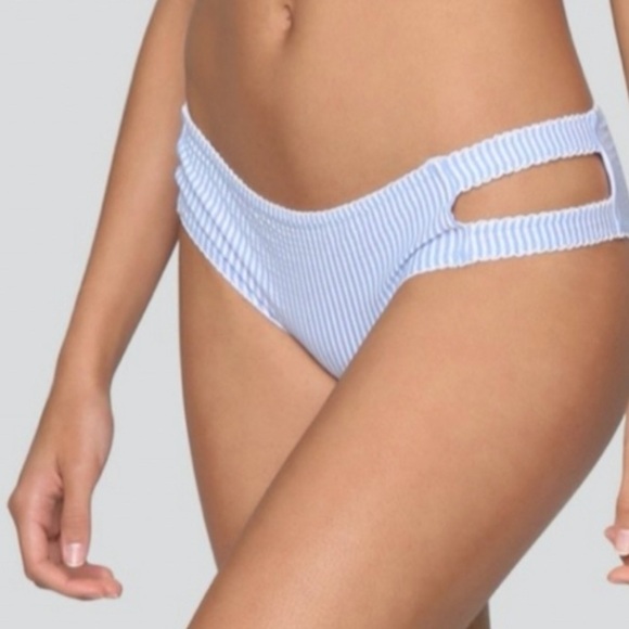 Agua Bendita Campina Seersucker ruched back bottoms - Picture 1 of 6